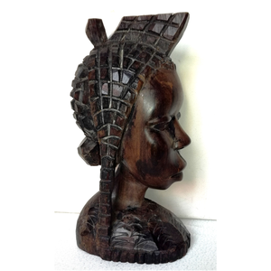 Statuie sculptată din lemn de fier african - arte vizuale și accesorii  - sculptură - statuie lemn - Artynos.ro