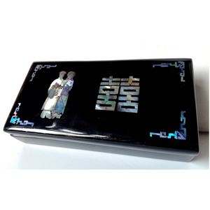 Cutie de comori vintage coreeană cu incrustații de scoici - bijuterii - suporturi și cutii de bijuterii - cutii de bijuterii - Artynos.ro