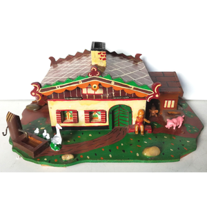 Cutie de bani vintage cu casă alpină - bijuterii - suporturi și cutii de bijuterii - cutii de bijuterii - Artynos.ro