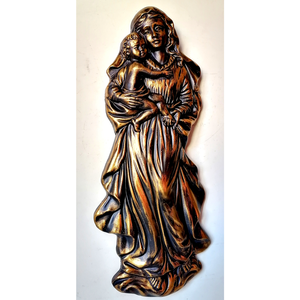 Maria și pruncul Iisus, basorelief - casă & stil de viață - accesorii religioase - cruce - Artynos.ro