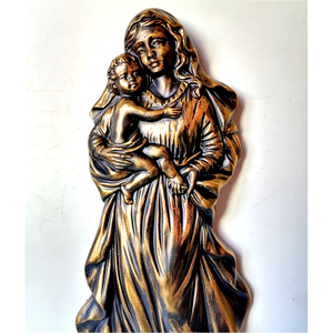 Maria și pruncul Iisus, basorelief - casă & stil de viață - accesorii religioase - cruce - Artynos.ro