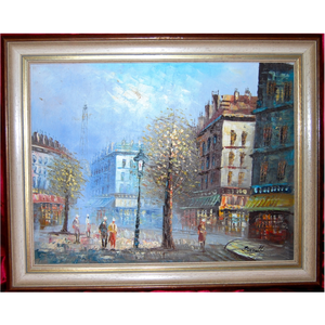 Strada Paris, de pictorita Caroline C. Burnett - Artynos.ro