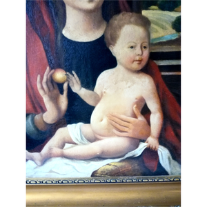 După Hans Memling: Fecioara și Pruncul,  Madonna din măr - casă & stil de viață - accesorii religioase - icoane cu sfinți - Artynos.ro