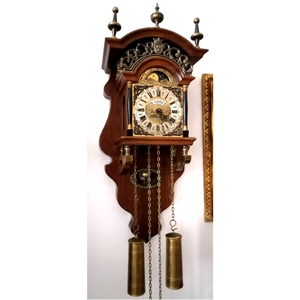 Ceas de perete olandez frumos Sallander cu serviciu de 8 zile, Warmink WUBA - casă & stil de viață - decorațiuni de casă - decorațiuni de pereți - ceasuri de perete - Artynos.ro