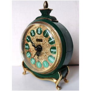 Ceas deșteptător antic rar, marca Jerger - casă & stil de viață - decorațiuni de casă - decorațiuni de pereți - ceasuri de perete - Artynos.ro