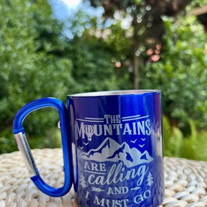 Cană cu carabinieri - The Mountains albastru, Casă & Stil de viață, Accesorii pentru echipamente de bucătărie, Accesorii de servire, Căni, , ARTYNOS