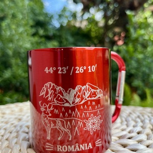 Cană cu carabinieri  Romania rosu - casă & stil de viață - accesorii pentru echipamente de bucătărie - accesorii de servire - căni - Artynos.ro