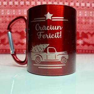 Cană cu carabinieri Crăciuni fericit - accesorii de crăciun - cadou tematic de moș crăciun, decorațiuni - cadouri de moș crăciun - Artynos.ro
