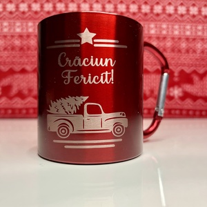Cană cu carabinieri Crăciuni fericit - accesorii de crăciun - cadou tematic de moș crăciun, decorațiuni - cadouri de moș crăciun - Artynos.ro