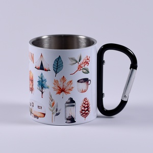 Cană metalică cu carabiner - Mountain - casă & stil de viață - accesorii pentru decorat casa - decorațiuni de pereți, decorațiuni suspendate - capcană de vise - Artynos.ro