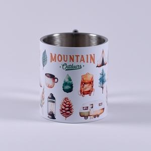 Cană metalică cu carabiner - Mountain - casă & stil de viață - accesorii pentru decorat casa - decorațiuni de pereți, decorațiuni suspendate - capcană de vise - Artynos.ro