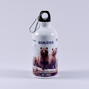Ploscă personalizată 500 ml - Teritoriu păzit de urși - casă & stil de viață - accesorii pentru echipamente de bucătărie - accesorii de servire - căni - Artynos.ro