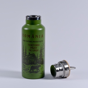 Termos termoizolantă din oțel inoxidabil -România - 500 ml , Casă & Stil de viață, Accesorii pentru echipamente de bucătărie, Accesorii de servire, Căni, , ARTYNOS