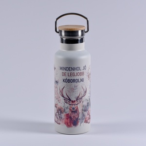 Termos termoizolantă din oțel inoxidabil - Mindehol jó - 500 ml , Casă & Stil de viață, Accesorii pentru echipamente de bucătărie, Accesorii de servire, Căni, , ARTYNOS