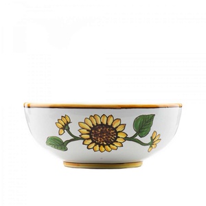 BOL decorat cu floarea soarelui 13 cm - casă & stil de viață - accesorii pentru decorat casa - decorațiuni de masă și decorațiuni pentru rafturi  - boluri din ceramică, boluri decorative - Artynos.ro