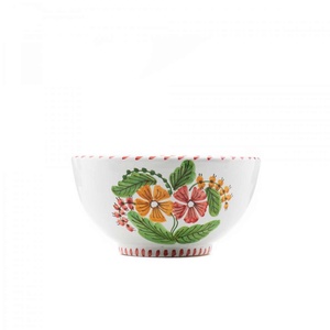 BOL decorat cu flori de campie  13 cm - Artynos.ro