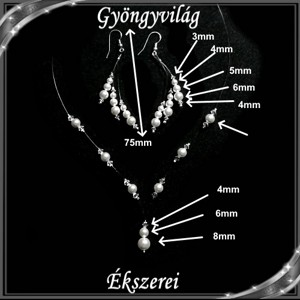 Nunta, mireasa, set de bijuterii casual, cristale swarovski SSZ-ESW03-1 -  - Artynos.ro