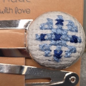 Clip de păr Snowflake + set elastic de păr - îmbrăcăminte și modă - accesorii păr - accesorii de păr - Artynos.ro