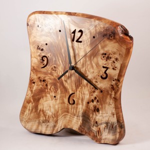 Ceas de perete din lemn, ceas din lemn rustic, -  - Artynos.ro