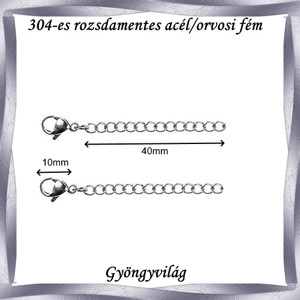 Oțel prețios închidere lanț bijuterii NALK 01-4 2pcs/pack -  - Artynos.ro
