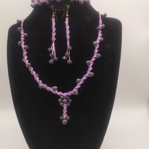 Set bijuterii Lavender feel (4 piese)  - Artynos.ro