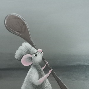 Primul tablou se numește My time/ Al doilea tablou se numește  Macarons  - arte vizuale și accesorii  - picturi - pictură acrilică - Artynos.ro