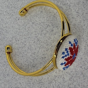 Bratara cusatura manuala - bijuterii - brățări - brățări din cupru - Artynos.ro