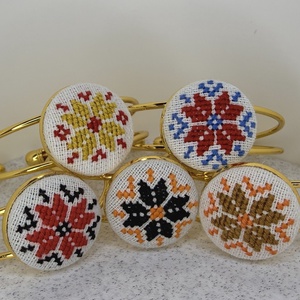 Bratara cusatura manuala - bijuterii - brățări - brățări din cupru - Artynos.ro