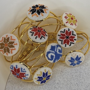 Bratara cusatura manuala - bijuterii - brățări - brățări din cupru - Artynos.ro