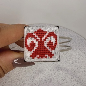 Bratara cusatura manuala, Bijuterii, Bratari, Bratari din cupru, Broderie, Cusatura, ARTYNOS