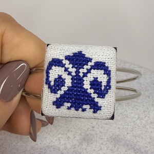 Bratara cusatura manuala - bijuterii - brățări - brățări din cupru - Artynos.ro