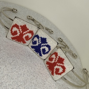 Bratara cusatura manuala - bijuterii - brățări - brățări din cupru - Artynos.ro