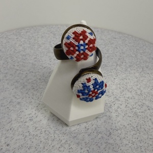 Inel vintage din cupru cu cusatura manuala - reglabil - bijuterii - inele - inele statement - Artynos.ro