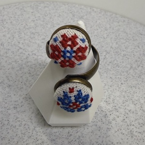 Inel vintage din cupru cu cusatura manuala - reglabil - bijuterii - inele - inele statement - Artynos.ro