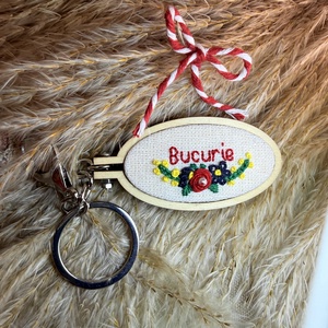 Breloc mini gherghef - genți și portofele - accesorii genți - breloc - Artynos.ro