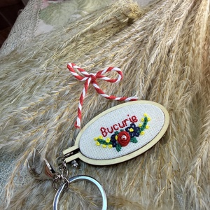 Breloc mini gherghef - genți și portofele - accesorii genți - breloc - Artynos.ro