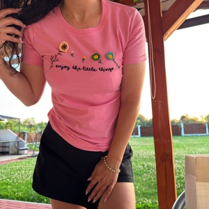 Tricou cu broderie manuala - Artynos.ro