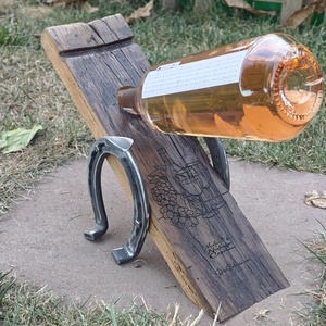 Suport pentru o sticlă cu vin - casă & stil de viață - mobilier artizanal - alt mobilier - Artynos.ro