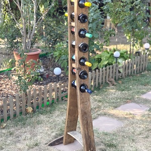 Suport pentru șapte sticle cu vin - casă & stil de viață - mobilier artizanal - alt mobilier - Artynos.ro