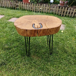 Masuta din lemn masiv de stejar, Casa & Stil de viata, Mobilier artizanal, Mese, Prelucrarea lemnului, ARTYNOS
