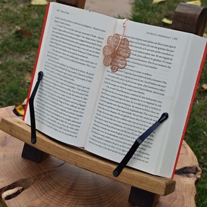 Suport de citit carti, Casa & Stil de viata, Accesorii pentru decorat casa, Decoratiuni de masa si decoratiuni pentru rafturi , Suport carte, Gravare, pirogravura, Prelucrarea lemnului, ARTYNOS