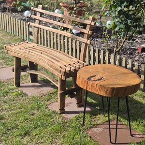 Banca rustica cu spatar - Artynos.ro