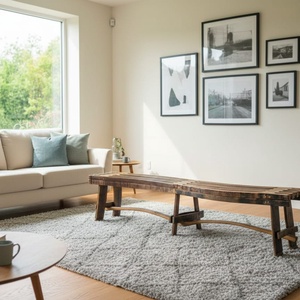 Bancă dublă de terasă/grădină - casă & stil de viață - mobilier artizanal - bănci, bancă cu depozitare - Artynos.ro