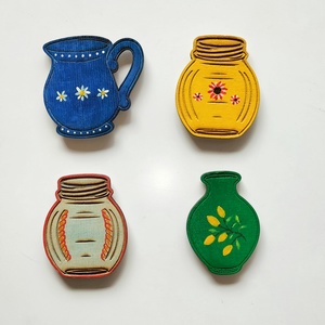 Magnet din lemn model tradițional - accesorii locuință - accesorii pentru echipamente de bucătărie - decorații de bucătărie - magneți de frigider - Artynos.ro