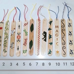 Semn de carte din lemn - cărți și creații cu tematică muzicală, cadouri - semn de carte - Artynos.ro