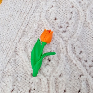 Lalea brosa martisor, Bijuterii, Brose, Confectionarea bijuteriilor, ARTYNOS