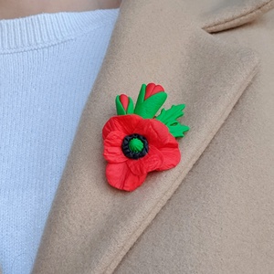 Brosa cu maci, Bijuterii, Brose, Confectionarea bijuteriilor, ARTYNOS