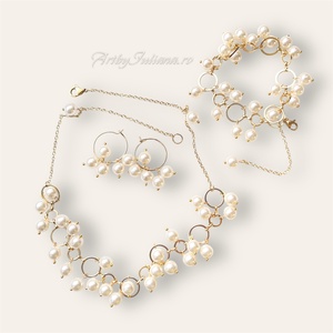 Set handmade perle Mallorca Perle fanteziste - bijuterii - seturi de bijuterii - Artynos.ro