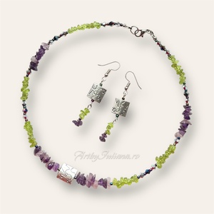 Set handmade pietre semipretioase Primavara e in aer, Bijuterii, Seturi de bijuterii, Confectionarea bijuteriilor, ARTYNOS