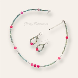 Set handmade cu pietre semipretioase si argint Candylicious, Bijuterii, Seturi de bijuterii, Confectionarea bijuteriilor, ARTYNOS